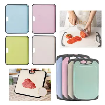 TEENRA 3Pcs Plastic Cutting Boards Set Fruit Vegetable Meat Chopping Board  Anti-bacterial Vegetable Chopping Block Kitchen Tools - AliExpress