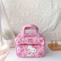 cartoon Bento bag thermal insulation portable lunch bag hello Insulation lunch bag