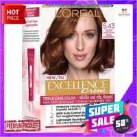 ลอรีอัลเอ็กซ์เซลเล้นซ์ครีมเปลี่ยนสี5.43LOREAL EXCELLENCE NO.5.43