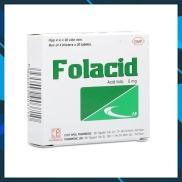Bổ máu, ngăn ngừa thiếu máu Folacid 5mg cho trẻ em, người lớn