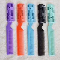 【YF】❀﹍  Hair Trimmer Comb Cutting Cut With 2 Blades Grooming Thinning Dog Remover Sided Bangs Clipp