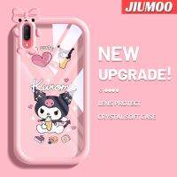 JIUMOO เคสสำหรับ VIVO Y93 Y93S Y91C เคสการ์ตูนน่ารัก Kuromi กันกระแทกหลากสีไอศครีมเคสโทรศัพท์แบบใสนิ่มป้องกันเลนส์กล้องมอนสเตอร์น้อยเคสโปร่งใสซิลิโคน