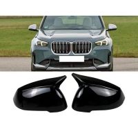 2 Pz ใน Fibra Di Carbonio Lato Specchietto Retrovisore Cappuccinio Per BMW Nuovo X1 U12 U11 2023 2024 Corno Caso Shell Trim Accessori ต่ออัตโนมัติ