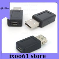 ixoo61 store Black USB 2.0 Type A male Female to Micro USB B Female Adapter Plug Converter to Micro USB Connector plug q1