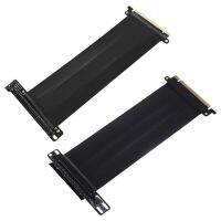 กราฟิกการ์ดประสิทธิภาพสูง PCI-E 4.0X16 Riser Extension Cable PCI สำหรับ Express Riser Shielded Extender สำหรับ GPU แนวตั้ง