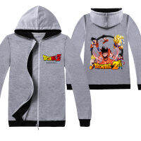 Dragon Gokuเด็กซิปเสื้อแขนยาวHooded Coatเสื้อกันหนาวแจ็คเก็ตลายการ์ตูนเด็กซิปเสื้อเด็กเสื้อผ้าC1472เสื้อผ้าเด็กใส่ลำลองสำหรับฤดูใบไม้ร่วงฤดูหนาวหลวมเสื้อคาร์ดิแกนกีฬา