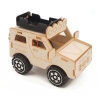 ของเล่นวิทย์ ของเล่น Stem Education ชุด wooden jeep toy car เสริมสมาธิ เพิ่มไอคิว