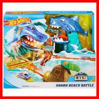 สินค้าขายดี!!! Hot Wheels City Shark Beach Battle Challenge รุ่น FNB21 #ของเล่น โมเดล ทะเล ของเล่น ของขวัญ ของสะสม รถ หุ่นยนต์ ตุ๊กตา สวนน้ำ สระน้ำ ฟิกเกอร์ Model