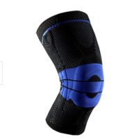 Silicone Spring Knee Brace Sport Support Strong Meniscus Protection Compression Lnee Pads