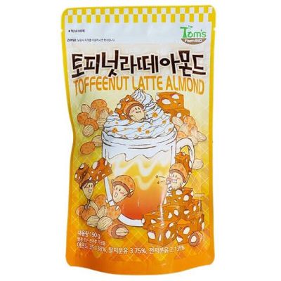 Items for you 👉 Hbaf almond 190กรัม อัลมอนด์4รสชาติสินค้านำเข้าจากเกาหลี ทอฟฟี่,190 กรัม