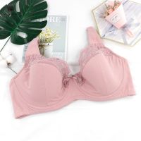 COD Softrhyme Summer Ultra Thin Underwear G Cup Super Plus Size Women Bras Full Cup Half-transparent Lace Bra 36G 38G 40G 42G 44G 46G