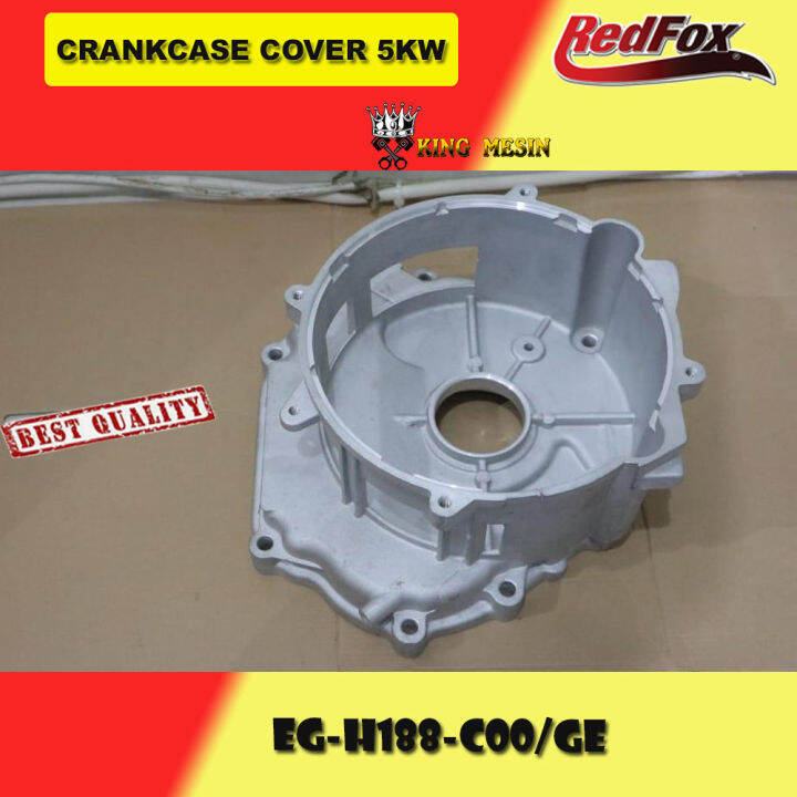 CRANKCASE COVER/TUTUP BLOCK SAMPING SPAREPART MESIN GENSET 5KW/5000W ...