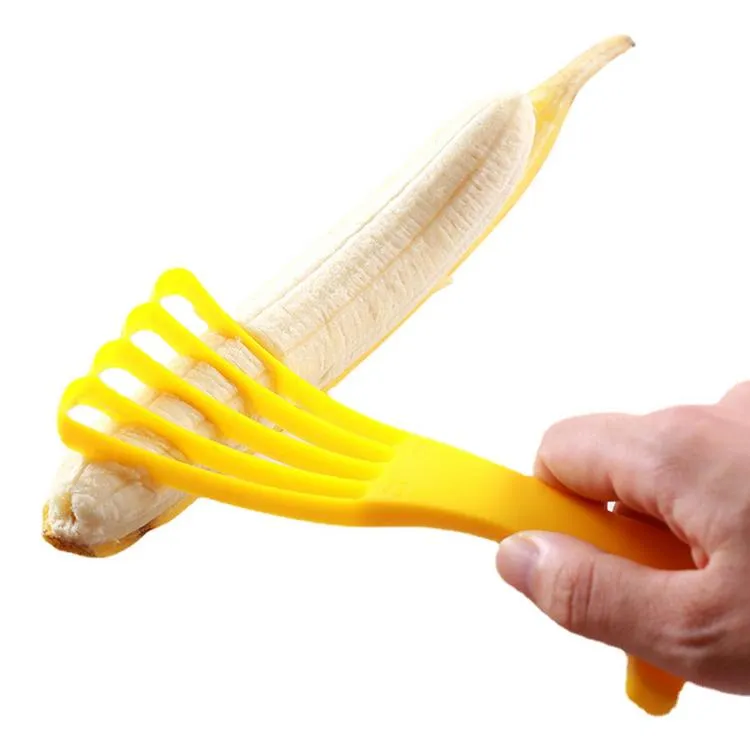 Banana Slicer Tool - Plastic Easy Safe Banana Cutter NEW