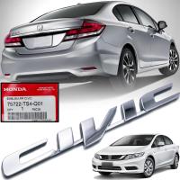 * ของแท้ * โลโก้ติดฝาท้าย โลโก้ติดท้ายรถ อักษร CIVIC รุ่น ฮอนด้า ซีวิค HONDA CIVIC FB ปี 2012 - 2015 สีโครเมี่ยม 1 ชิ้น