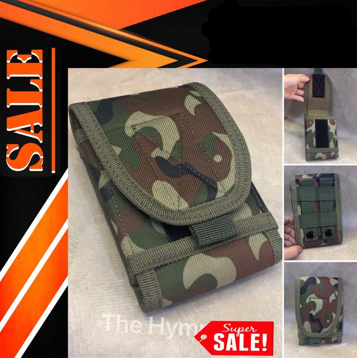 กระเป๋าใส่โทรศัพท์มือถือ-army-แนวเอาท์ดอร์-ร้อยเข็มขัด-คาดเอว-ลายทหาร-อย่างดี-ราคานี้ต้องโดน-คุ้มจริงๆ