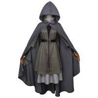 สตรี Melina คอสเพลย์เครื่องแต่งกายชุด Rinny ชุด Halloween Deluxe ชุด Hooded Cloak ผ้าพันคอ Fullset