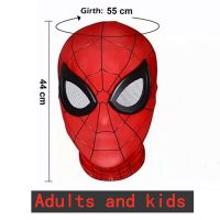 Spiderman Mask Peter Parker Superhero Mask Miles Halloween Cosplay Costume Mask Spandex Fabric Material Adults and Children