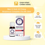 Men vi sinh Bioamicus Complete 10 chủng 10ml Bổ sung vitamin D3 và vitamin