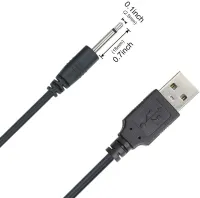 สายอะแดปเตอร์ Usb 2.เปลี่ยน5สายเคเบิล Mm ชาร์จ Usb Dc เสียงเร็ว