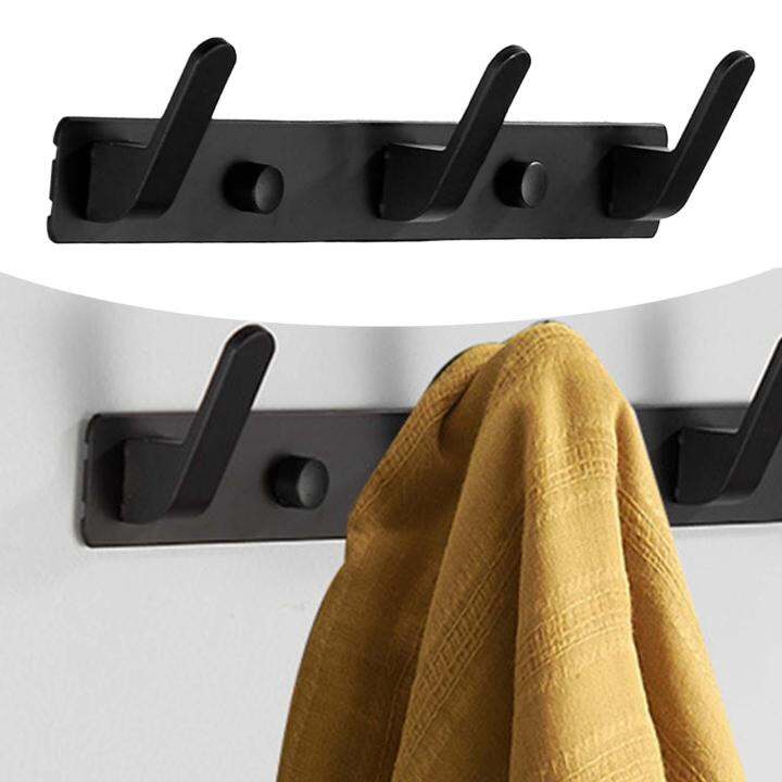 Hierly Coat Rack Door Holder Rack 2 Ways Installation For Coat Hats 