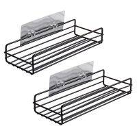 【HOT】✜﹍  2X Punching Wall Hanging Accessories Stick Shelf Rack Organizer