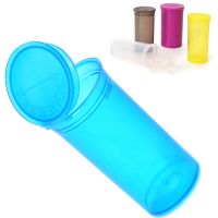 20Pcs Stash Jar 80ml Moisture Proof Squeeze Pop Top Bottle Pill Pot Storage Box Case Spice Jars Kitchen Container Accessories