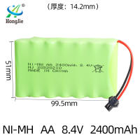 NEW high quality นิกเกิลไฮโดรเจน 8.4V 2400mAh ชุดแบตเตอรี่ AA5 แบตเตอรี่แบบชาร์จไฟได้ อุปกรณ์ของเล่นไฟฟ้า แบตเตอรี่รถควบคุมระยะไกล