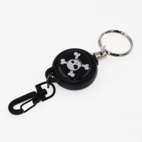 New Product Anti-Lost Extendable 60Cm Metal Wire Retractable Recoil Key Chain Reel Ring Keyring ID Card Badge Belt Clip Pull Chain