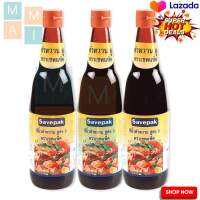 เซพแพ็ค ซีอิ๊วดำหวานสูตร5 750 กรัม x 3 ขวด / Savepak Dark Soy Sauce#5 750 ml x 3