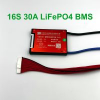 BMS 16S 48V 20A 30A  สำหรับแบตเตอรี่ลิเธียมฟอสเฟต Lithium Phosphate LiFePO4 3.2 V Battery Management System