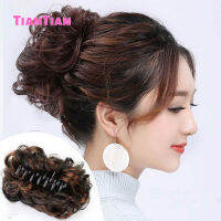 T-T Woman Lady Wig Claw Clip Curly Hairstyle Tool Accessories Gift Charm Hairpiece -intl