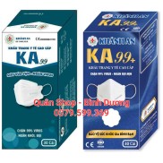 Giá sỉ Combo 10 hộp Khẩu trang y tế cao cấp Khánh An Ka99 Ka99+ hộp 30 cái