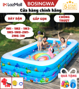 BỂ BƠI PHAO Trẻ Em 2M1và 1m8 bể bơi cho bé Trong Nhà Hình Chữ Nhật Kích