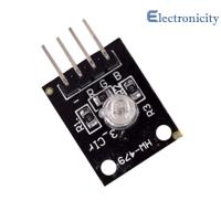 HW-479 3.3V 5V 5มม.KY-011 PCB สี RGB LED Sensor โมดูลสีดำ