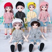 New 12 Inch Doll Full Set 30Cm 1 6 Boy Girl Doll With T