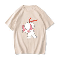 Onmyoji Wata-Gei Assistance เสื้อยืดผู้ชาย Aesthetic กระดาษ Man Kawaiiน่ารัก T เสื้อ100 ผ้าฝ้ายเสื้อหล่อ Individualization