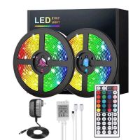 {ItalyNest shop}ชุดรีโมทคอนโทรล Jvf 10M,600Leds 3528Rgb ไฟ Led ยาว44รีโมทคอนโทรลคีย์44ครบชุด Dc12V 60 Striplight