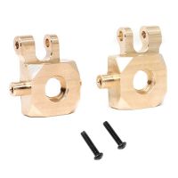 2Pcs Brass Steering Blocks RC Car Brass Steering Blocks Steering Knuckle 9737 for Traxxas TRX4M TRX-4M 1/18 RC Crawler Car Upgrades Parts Accessories