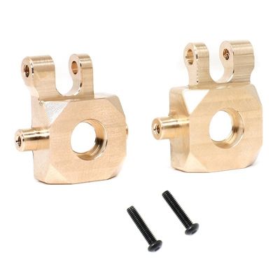 2Pcs Brass Steering Blocks Steering Knuckle 9737 for Traxxas TRX4M TRX-4M 1/18 RC Crawler Car Upgrades Parts Accessories