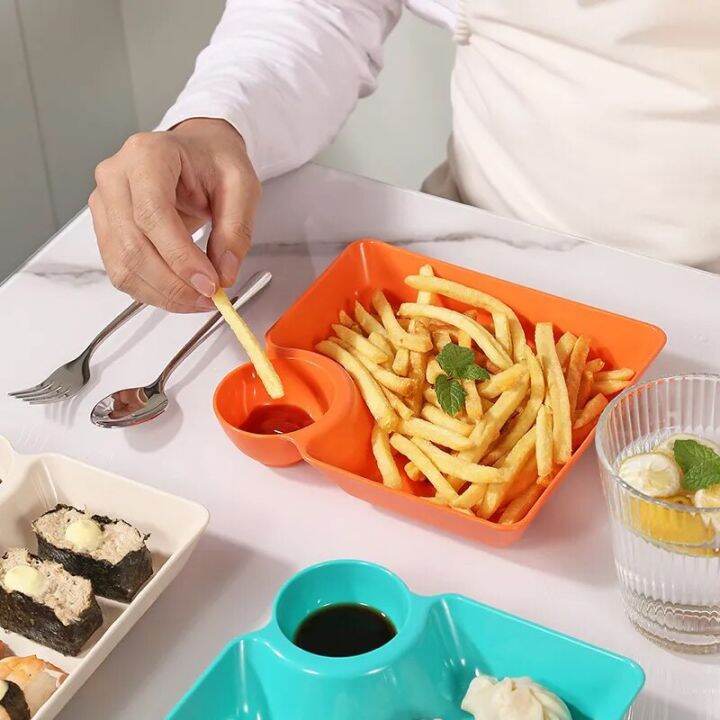 vanchy-french-fries-ketchup-holder-dumpling-plate-with-vinegar-plate-snack-dish-2-grid-spices-dish-dumplings-dessert