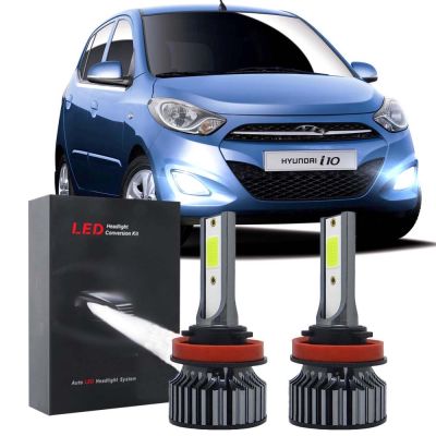 หลอดไฟตัดหมอกซีนอน LED 6000K สีขาว สําหรับ Hyundai i10 (PA) 1st Gen (2008-2017) 2 ชิ้น 2PCS