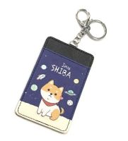 SHIBA B1  ที่ใส่บัตร ซองใส่บัตร ที่ใส่บัตร ลาย SHIBA  งานดี สวยงาม น่าใช้งาน สวยจริง มีห่วงและก้ามปู สำหรับบัตร 6x8 cm (body 7x11cm)งานดี งานสวย  BY NOEYNEST