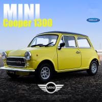 รถโมเดล BMW MINI COOPER 1300รถโลหะผสมรถของเล่นเก็บของขวัญที่ไม่ใช่รีโมทคอนโทรลแบบรถขนส่งของเล่น