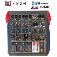 ?✔(ส่งไว)YCH YC X-6 สเตอริโอ มิกเซอร์6ช่องเอ็ฟเฟ็คแท้ Professional 6ช่องBLUETOOTH USB MP3ก็บเงินปลายทางได้