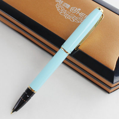 Hero Fountain Pens Authentic 1079 Ultrafine Pen 0.38mm Students Office Business Gift Box Black Pink Yellow Blue FREE Shipping