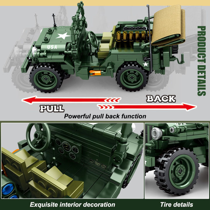 sembo-block-military-jeeped-car-technik-blocks-moc-ww2-german-military-retro-classic-car-building-blocks-model-boys-toys-gifts