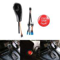 Homyl เกียร์ Shift Knob LED ตำแหน่งสำหรับ BMW E46 E60สีดำ