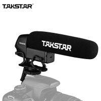 T Akstar SGC-600คอนเดนเซอร์กล้องไมโครโฟนสัมภาษณ์Mic Super-Cardioid 3ระดับได้รับการควบคุมแบบสั้นสวิทช์ปลั๊ก3.5มม.กับกระจกหน้ารถเย็นรองเท้าภูเขาเข้ากันได้กับกล้องวิดีโอกล้องDSLR Vlog Studio