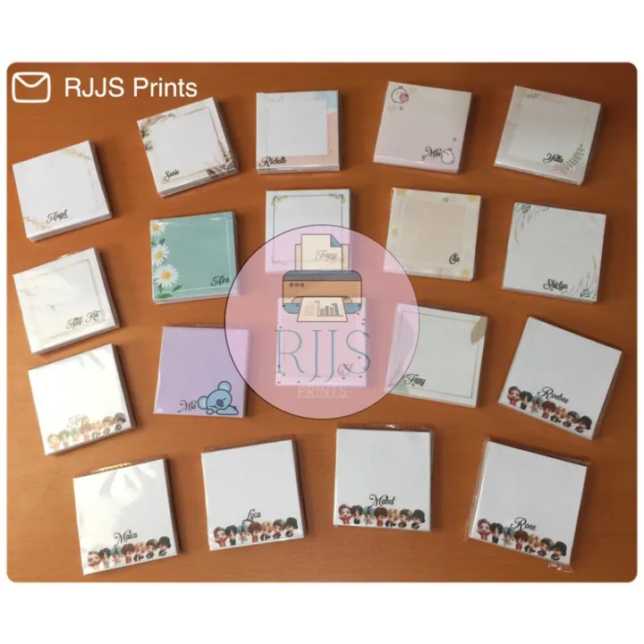 PERSONALIZED CUSTOMIZED NOTE PADS MEMO PADS Lazada PH
