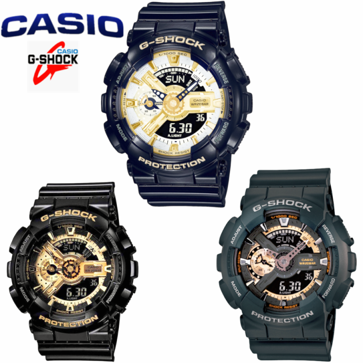 casio-gshock-นาฬิกาข้อมือผู้ชาย-รุ่น-ga-110gb-1adr-gold-black